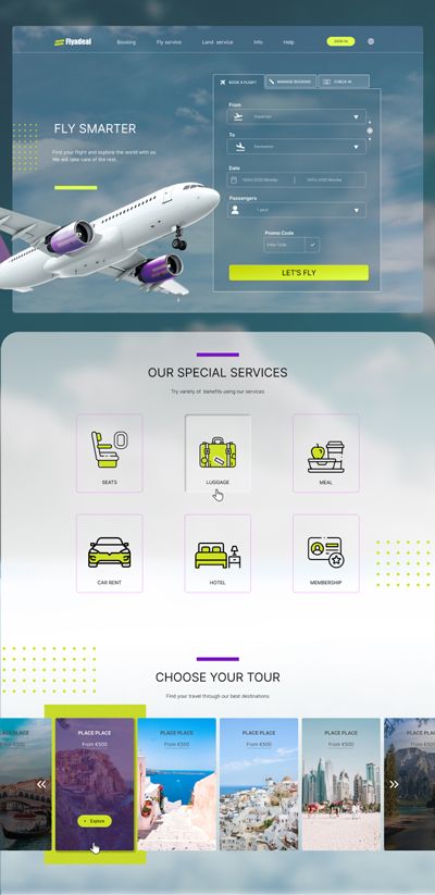 Landing Page redesign